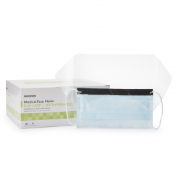 McKesson 91-2600-McKesson Procedure Mask with Eye Shield, Masks (CS) - McKesson Procedure Mask with 