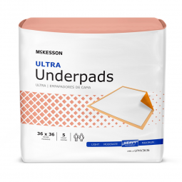 McKesson Ultra McKesson UPHV3636-McKesson Ultra Heavy Absorbency Underpad, 36 x 36 Inch, Underpads (