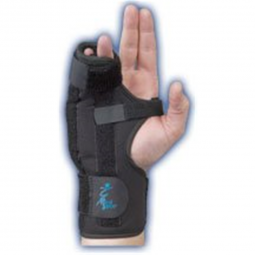 Med Spec Medical Specialties 223575-Boxer Fracture Brace Med Spec Aluminum / Felt Left Hand Black La