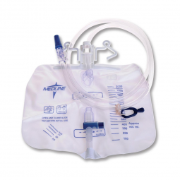 Medline Medline DYND15205-Medline Urinary Drain Bag With Slide Cap, Bags & Meter Bags (CS)
