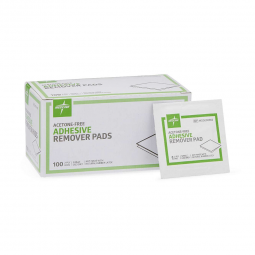 Medline MDS090855-Medline Adhesive Remover, 1 x 1 Inch Wipe, Adhesive Removers (CS)