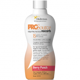 ProSource NoCarb Medtrition/National Nutrition 11535-ProSource NoCarb Berry Punch Collagen & Whey Pr