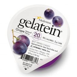 Gelatein Medtrition/National Nutrition 11681-Oral Supplement Gelatein Grape Flavor Gel 4 oz. Cup, Or