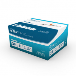 AIMSCO MHC Medical 620-Standard Insulin Syringe with Needle AIMSCO 1 mL 5/16 Inch 30 Gauge NonSafety