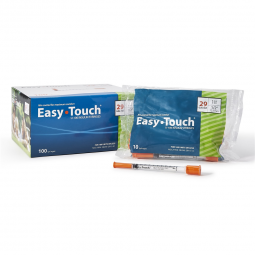 EasyTouch MHC Medical 829155-Standard Insulin Syringe with Needle EasyTouch 1 mL 1/2 Inch 29 Gauge N