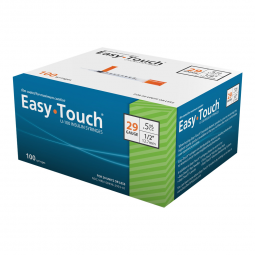 EasyTouch MHC Medical 829555-Standard Insulin Syringe with Needle EasyTouch 0.5 mL 1/2 Inch 29 Gauge