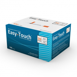 EasyTouch MHC Medical 830555-Standard Insulin Syringe with Needle EasyTouch 0.5 mL 1/2 Inch 30 Gauge
