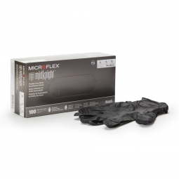 MICROFLEX MidKnight Microflex Medical MK-296-XL-Microflex MidKnight Exam Glove, Extra Large, Black, 