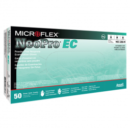 NeoPro EC Microflex Medical NEC-288-M-NeoPro EC Polychloroprene Extended Cuff Length Exam Glove, Med