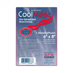CoolMagic MPM Medical MP00208-CoolMagic Hydrogel Dressing, 6 x 8 Inch, Hydrogel Dressings (BX)