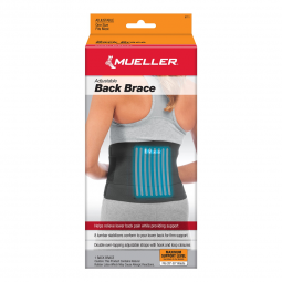 Mueller Mueller Sports Medicine 6711-Back Brace Mueller One Size Fits Most Hook & Loop Strap Closure