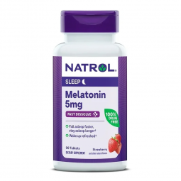 Natrol 04746905865-Natural Sleep Aid 90 per Bottle Tablet 5 mg Strength, Sleep Aids (BT)
