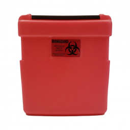 Nesar Systems Nesar 600R-Nesar Systems Replacement Radioactive Sharps Container, 1 Gallon, 8-1/2 x 4