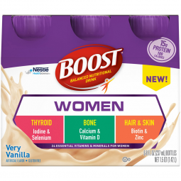 Boost Women Nestle Healthcare Nutrition 00041679473733-Boost Women Vanilla Balanced Nutritional Drin