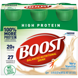 Boost High Protein Nestle Healthcare Nutrition 00041679941362-Boost High Protein Vanilla Complete Nu