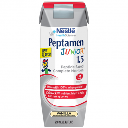 Peptamen Junior 1.5 Nestle Healthcare Nutrition 00098716855359-Peptamen Junior 1.5 Vanilla Pediatric