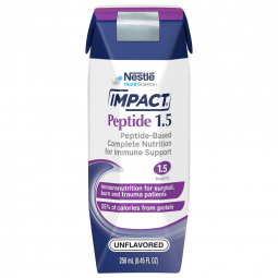 Impact Peptide 1.5 Nestle Healthcare Nutrition 10043900974009-Impact Peptide 1.5 Ready to Use Tube F