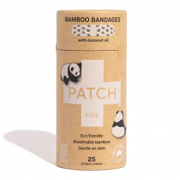Patch Kids Nutricare USA PATCOCT-Patch Kids (Panda Design) Adhesive Strip with Coconut Oil, 3/4 x 3 