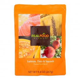 Real Food Blends Nutricia North America 176987-Real Food Blends Salmon, Oats & Squash Pureed Food Bl