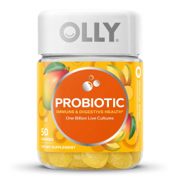 OLLY OLLY Public Benefit 85815800513-Probiotic Dietary Supplement OLLY 50 per Bottle Gummy, Probioti