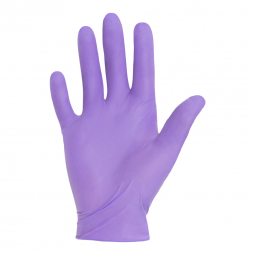 Purple Nitrile-Xtra O&M Halyard 14261-Purple Nitrile-Xtra Nitrile Extended Cuff Length Exam Glove, M