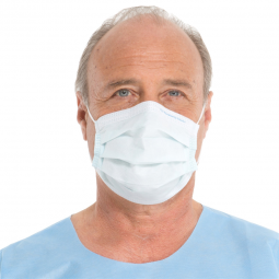 FluidShield O&M Halyard 41802-Fluidshield Surgical Mask, Masks (CS) - Fluidshield Surgical Mask