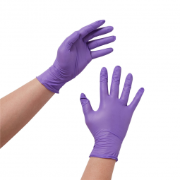 Purple Nitrile O&M Halyard 55082-Purple Nitrile Nitrile Exam Glove, Medium, Exam Gloves (CS)
