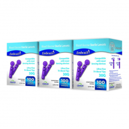 Embrace Omnis Health SHN02GM0123-Embrace Safety Lancets, 30 Gauge, New Items (CS) - Embrace Safety L