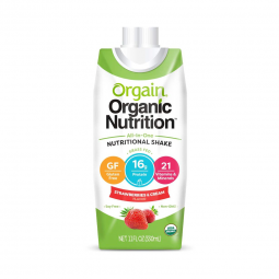 Orgain Organic Nutritional Shake Orgain 851770003087-Orgain Organic Nutrition Strawberry Nutritional
