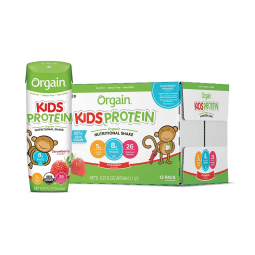 Orgain Kids Protein Organic Nutritional Shake Orgain 851770003155-Orgain Kids Protein Organic Strawb