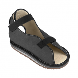 Ossur B308MED-ssur Canvas Rocker Bottom Cast Shoe, Medium, Black, Footwear