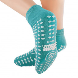 Pillow Paws 360 Imprint Pillow Paws 1096-001-Pillow Paws Slipper Socks Double Print, Large, Slipper
