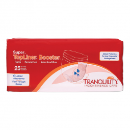 Tranquility TopLiner Tranquility 2060-TopLiner Super Added Absorbency Incontinence Booster Pad, 4 x