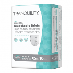Tranquility Essential Tranquility 2743-Tranquility Essential Heavy Incontinence Brief, Extra Small, 