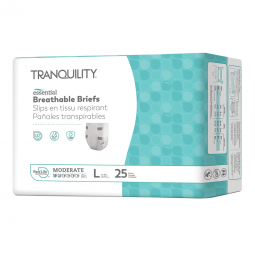 Tranquility Essential Tranquility 2966-100-ComfortCare Incontinence Brief, Large, Briefs & Diapers (