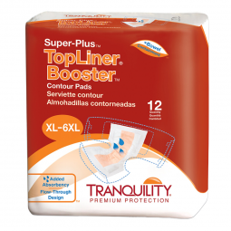 Tranquility Top Liner Contour TopLiner 3097-TopLiner Super Plus Added Absorbency Incontinence Booste