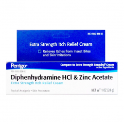 Perrigo Company 45802035803-Perrigo Diphenhydramine / Zinc Acetate Itch Relief, 1-ounce Tube, Anti-I