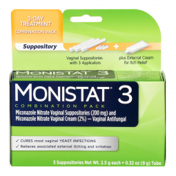 MONISTAT 3-Day Treatment Combination Pack Ovule Prestige Medical 30014001903-Monistat 3 Vaginal Anti