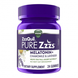 ZzzQuil PURE Zzzs Procter & Gamble 32390003936-ZzzQuil Pure Zzzs Melatonin + Chamomile & Lavender Gu