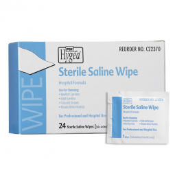 Hygea Professional Disposables C22370-Hygea Unscented Saline Wipe, Individual Packet, Personal Wipes