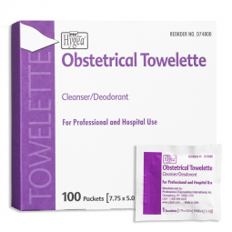 Hygea Professional Disposables D74800-Hygea Scented Obstetrical Towelette, Individual Pack, Personal