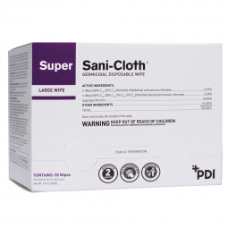 Super Sani-Cloth Professional Disposables H04082-Super Sani-Cloth Surface Disinfectant Wipe, Individ