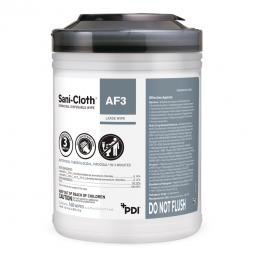 Sani-Cloth AF3 Professional Disposables P13872-Sani-Cloth AF3 Surface Disinfectant Cleaner Wipe, Lar