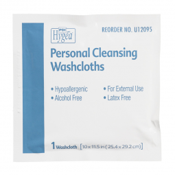 Hygea Professional Disposables U12095-Hygea Scented Multi-Purpose Washcloths, Individual Packet, Per