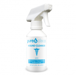 Pure&Clean Pure & Clean 852421007027-Pure & Clean Wound Cleanser, 8 oz. Pump Bottle, Cleansers (BX)