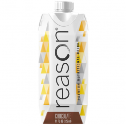 Reason Reason Health B0BVG12CH1-Reason Chocolate Premium Nutritional Drink, 11-ounce carton, Food Su