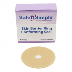 Safe n' Simple Safe N Simple SNS684U4-Adhesive Seal Safe n' Simple 4 Inch Conforming, Ostomy Accesso