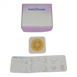 Safe n Simple Safe N Simple SNS7305234-Ostomy Barrier Safe n Simple Trim to Fit, Standard Wear Flexi