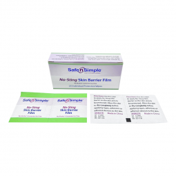 Safe N Simple No-Sting Safe N Simple SNS80725-Safe n Simple Barrier Wipe, Ostomy Accessories (BX)