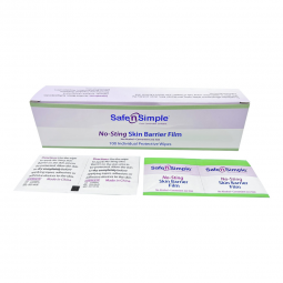 Safe N Simple No-Sting Safe N Simple SNS80744-Safe n Simple Barrier Wipe, Ostomy Accessories (BX)